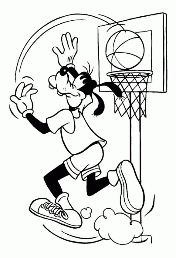   Песик играет в баскетбол