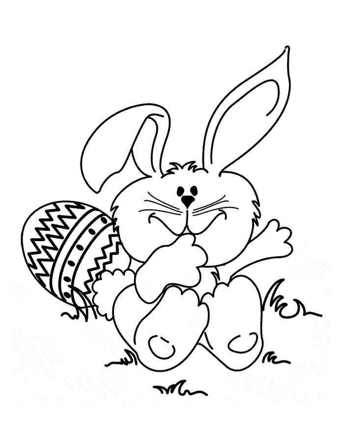   Рисунок пасхального кролика