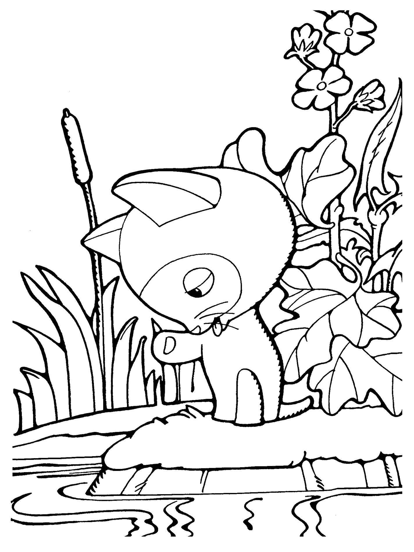   Рисунок котенок по имени гав