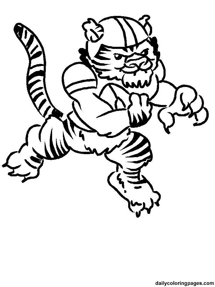   Тигр в форме для регби