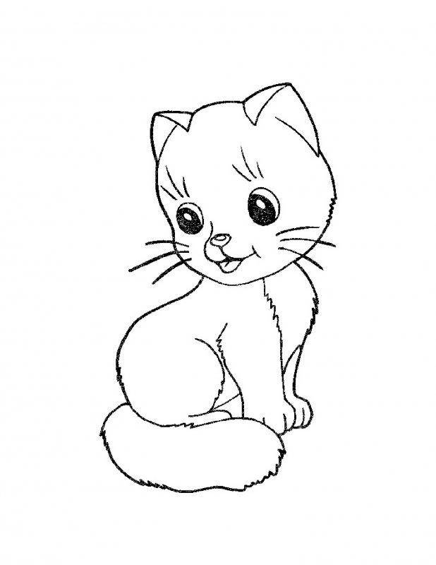   Рисунок котенок