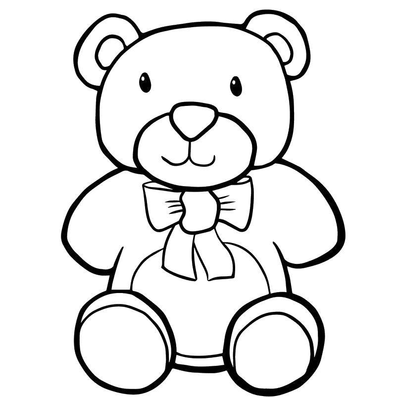 Раскраски медведь для детей — Распечатать бесплатно.
