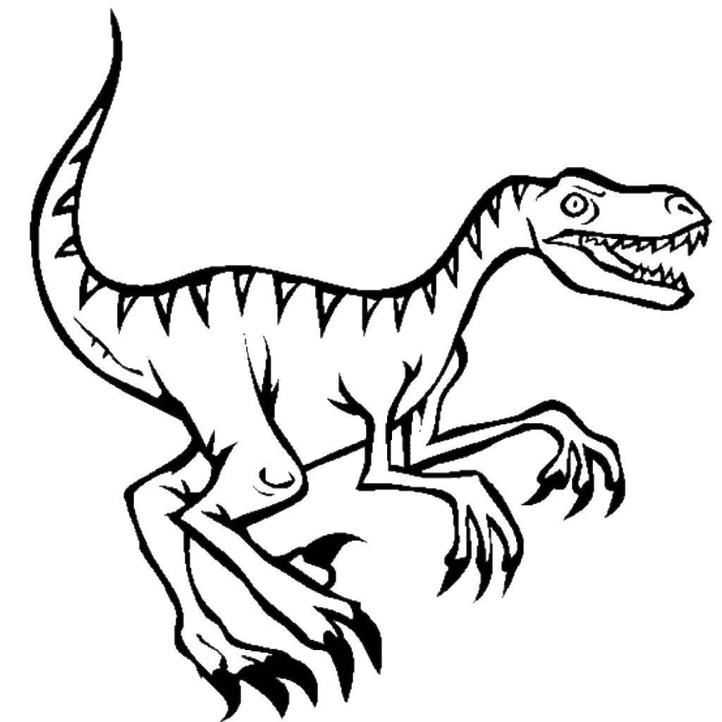   Доисторический динозавр
