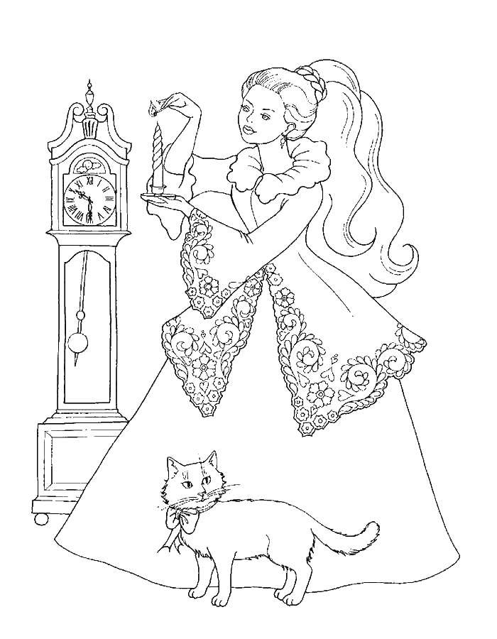   Принцесса и кошка