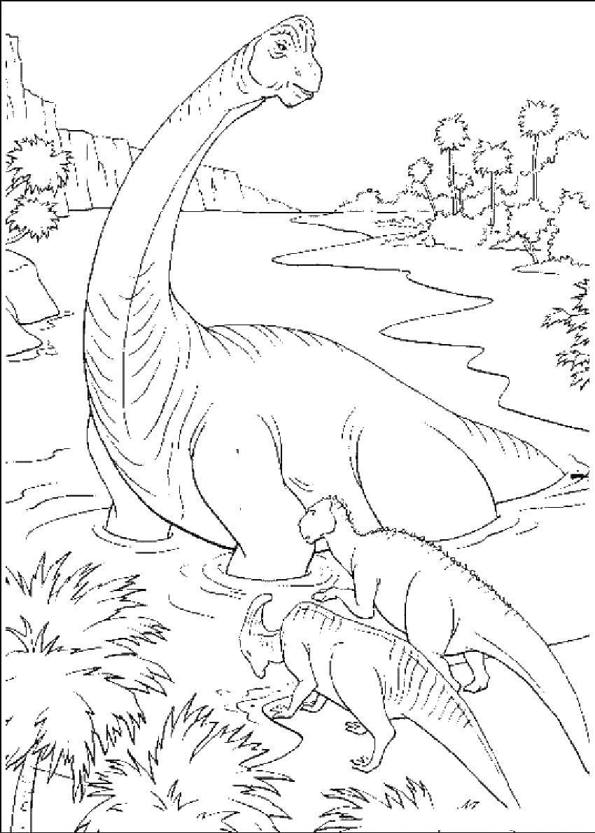   Травоядный динозавр