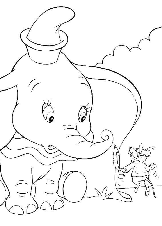   Слоненок дамбо с мышкой