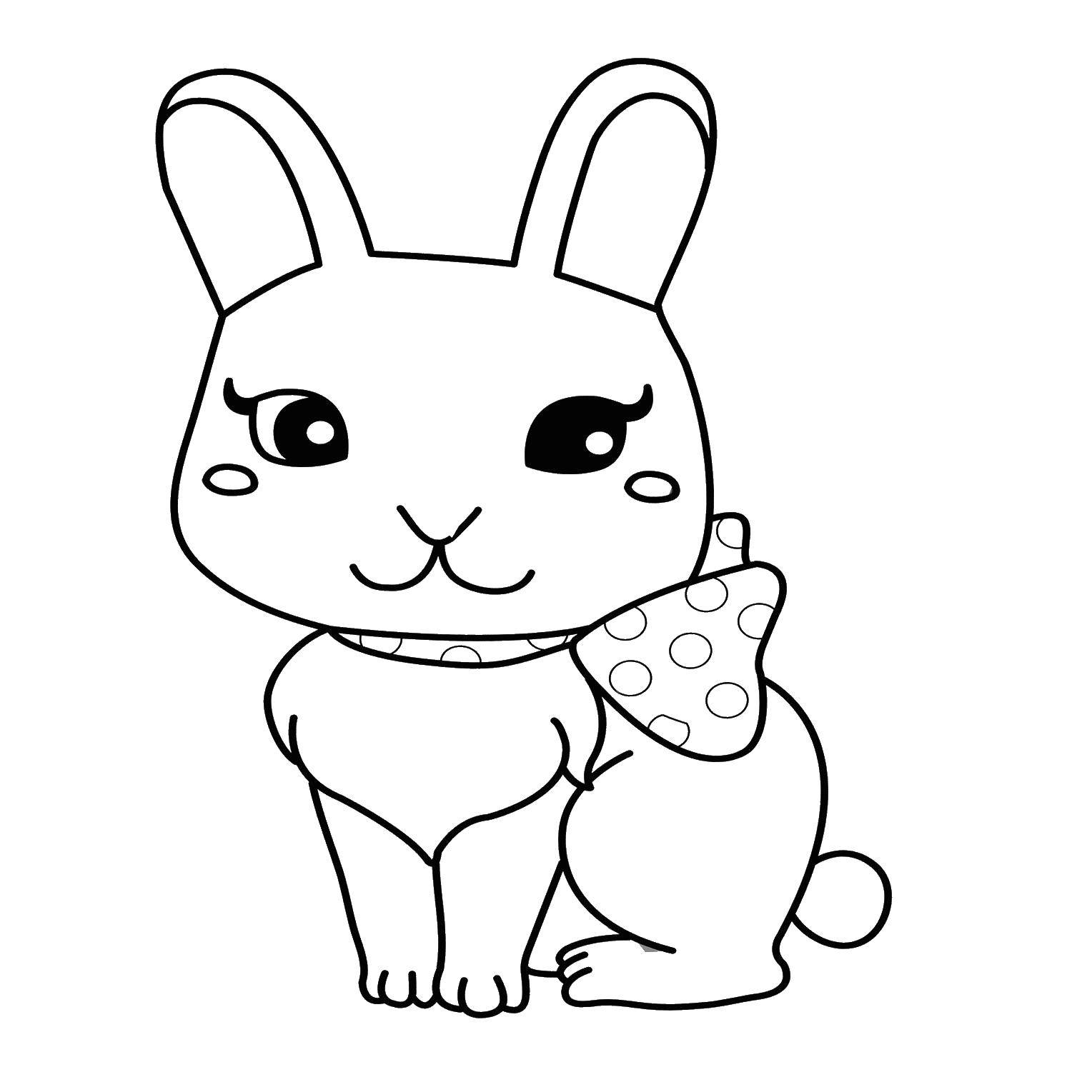   Кролик с бантиком