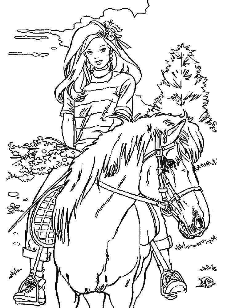   Барби и лошадь