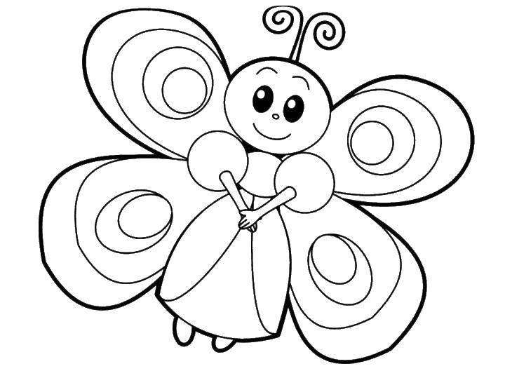   Бабочка в платье