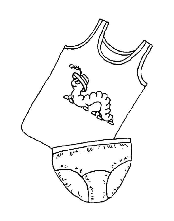   Детская одежда с рисунком гусеницы