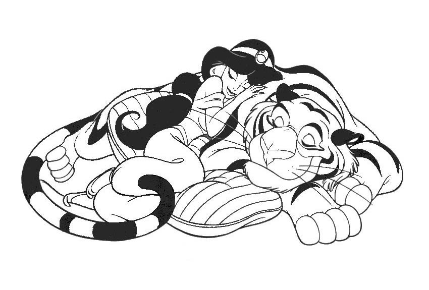   Шахерезада спит на тигре