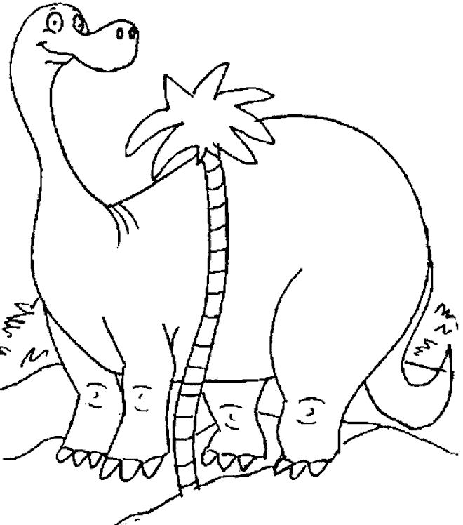   динозавр и пальма
