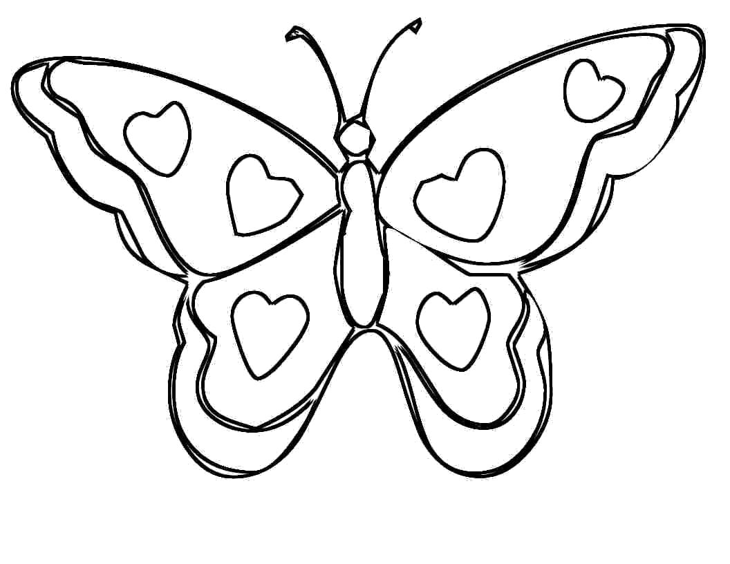   бабочка, бабочка с сердечками