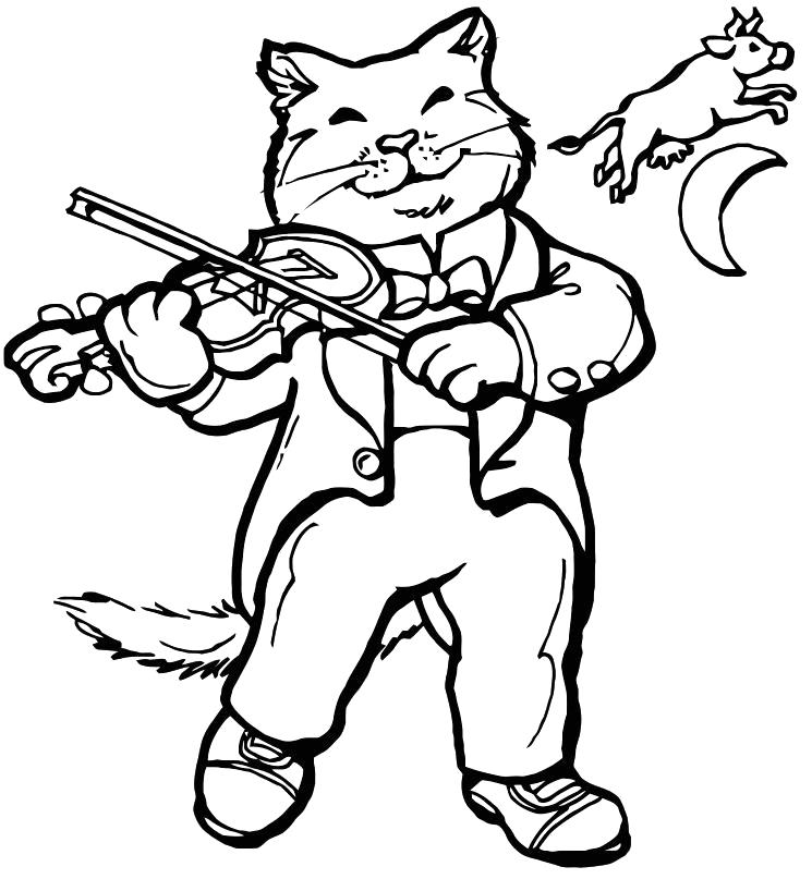   Кот скрипач