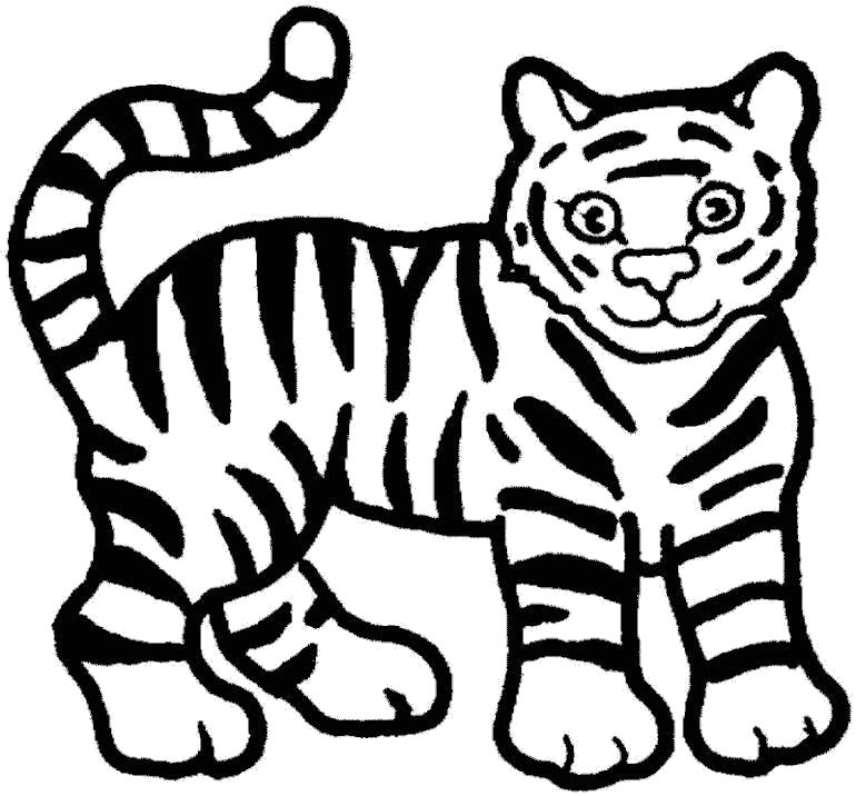   Полосатый тигр