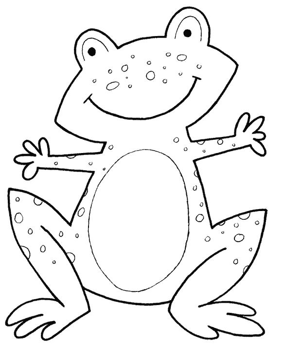 Раскраски лягушки, жабы  frog
