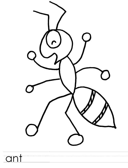  ant пропись английская муравей